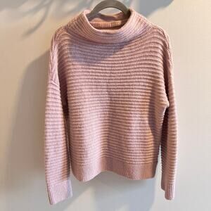 Madewell Blush Pink Belmont Mockneck Sweater Size XS